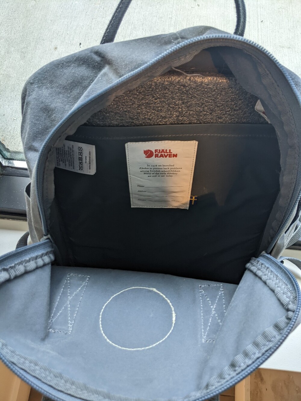 Fjallraven - Kånken Backpack 23510 Classic Bag - Slate/Charcoal Gray | ~10*15*5 - Picture 11 of 14